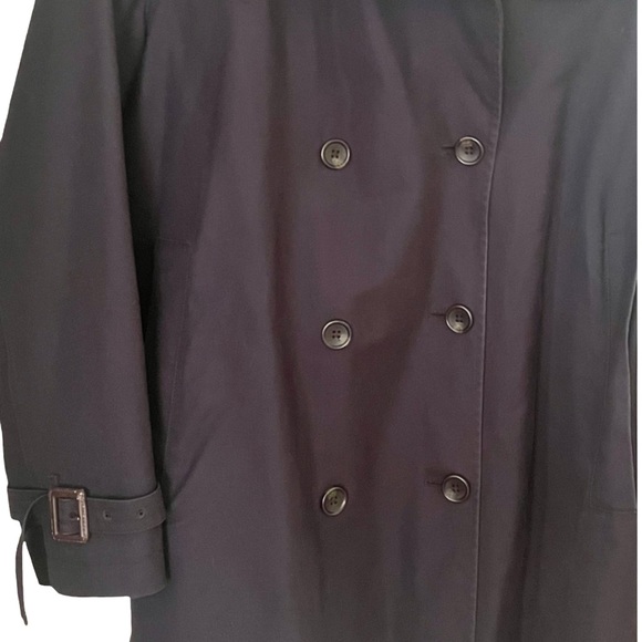 Bonobos Belted Trench Coat – Men’s Large, Navy Blue - Picture 5 of 8
